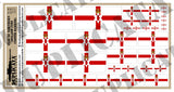 Flag of Northern Ireland (The Ulster Banner) - 1/72, 1/48, 1/35, 1/32 Scales - Duplicata Productions