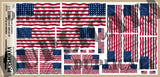 American Flag - 48 Stars (1912 to 1959) - 1/72, 1/48, 1/35, 1/32 Scales (w/Motion Ripples) - Duplicata Productions