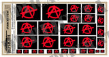 Anarchy Flag - 1/72, 1/48, 1/35, 1/32 Scales - Duplicata Productions