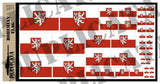 Bohemian Flag - 1/72, 1/48, 1/35, 1/32 Scales - Duplicata Productions