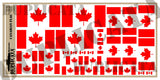 Canadian Flag - 1/72, 1/48, 1/35, 1/32 Scales - Duplicata Productions