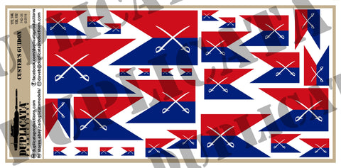 Custer's Guidon - 1/72, 1/48, 1/35, 1/32 Scales - Duplicata Productions
