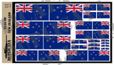 Flag of New Zealand - 1/72, 1/48, 1/35, 1/32 Scales - Duplicata Productions