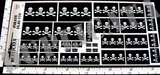 Pirate Flag #10 - 1/72, 1/48, 1/35, 1/32 Scales - Duplicata Productions