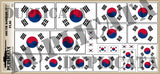 South Korean Flag - 1/72, 1/48, 1/35, 1/32 Scales - Duplicata Productions