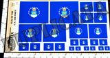 Flag of The United States Air Force - 1/72, 1/48, 1/35, 1/32 Scales