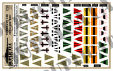 German Wehrmacht Staff Car Pennants, WW2 - 1/35 Scale - Duplicata Productions
