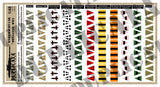 German Wehrmacht Staff Car Pennants, WW2 - 1/48 Scale - Duplicata Productions