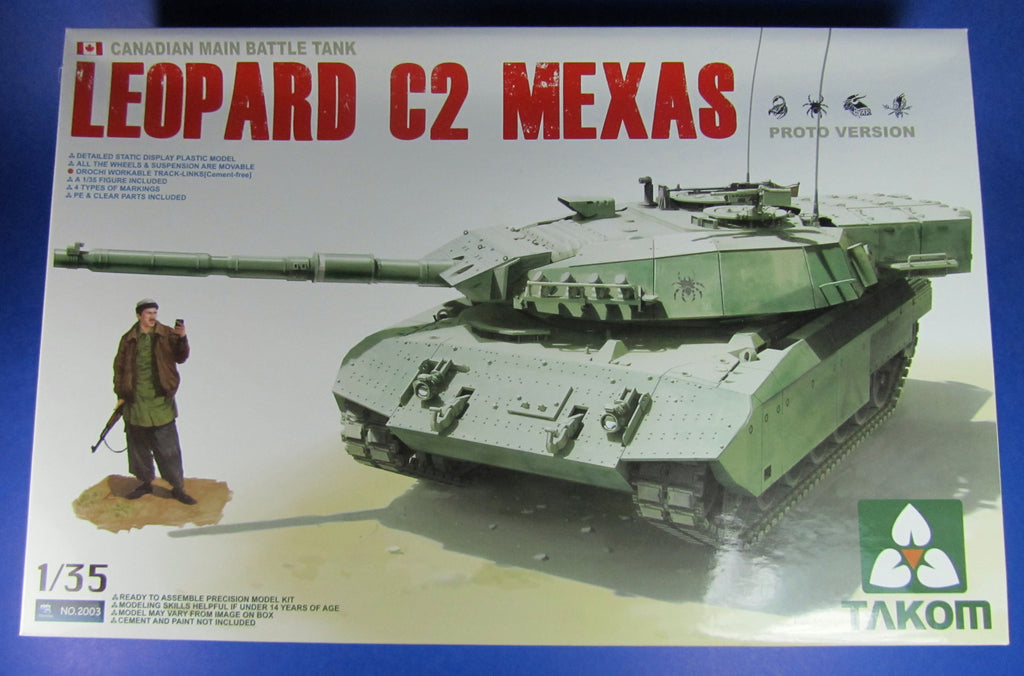 Takom 1/35 Leopard C2 Mexas build