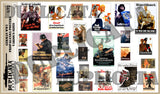 German WW2 Propaganda Posters, Various Sizes - 1/72 Scale