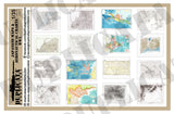Japanese Maps & Aeronautical Charts -  WW2 - 1/35 Scale - Duplicata Productions