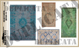 Old/Faded Rugs #1 - 1/48 Scale - Duplicata Productions