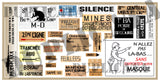 French Trench & Field Signs #2 -  WW1 - 1/35 Scale - Duplicata Productions