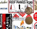 Road Signs - Afghanistan War - 1/35 Scale - Duplicata Productions