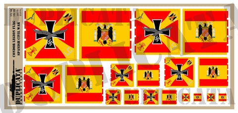 Condor Legion Standard - Spanish Civil War - 1/72, 1/48, 1/35, 1/32 Scales - Duplicata Productions