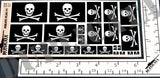 Pirate Flag #1 - 1/72, 1/48, 1/35, 1/32 Scales - Duplicata Productions