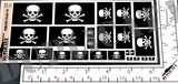 Pirate Flag #2 - 1/72, 1/48, 1/35, 1/32 Scales - Duplicata Productions