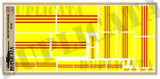 South Vietnamese Flag - 1/72, 1/48, 1/35, 1/32 Scales - Duplicata Productions