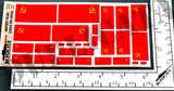 Soviet Flag (1923 to 1955) - 1/72, 1/48, 1/35, 1/32 Scales - Duplicata Productions