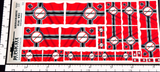 Kriegsmarine Flag - WW2 - 1/72, 1/48, 1/35, 1/32 Scales (w/Motion Ripples) - Duplicata Productions