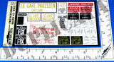 French Shop Signs #3 - WW2 - 1/35 Scale - Duplicata Productions