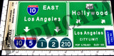 Los Angeles Highway Signs - 1/35 Scale - Duplicata Productions