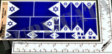 Israeli Naval Ensign Flag - 1/72, 1/48, 1/35, 1/32 Scales - Duplicata Productions