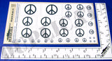 Peace Flag #1 - 1/72, 1/48, 1/35, 1/32 Scales - Duplicata Productions