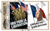 Free French WW2 Propaganda Posters, Large #2- 1/35 Scale - Duplicata Productions