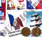 Free French WW2 Propaganda Posters, Various Sizes - 1/35 Scale - Duplicata Productions