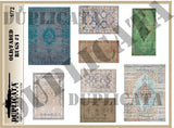 Old/Faded Rugs #1 - 1/72 Scale - Duplicata Productions