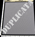 Tile #2 - Small Black & White Squares - 1/35 Scale - Duplicata Productions