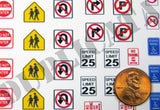 U.S. City Traffic Signs - 1/72 Scale - Duplicata Productions