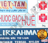 Store Signs, Hue City - Vietnam War - 1/35 Scale (2 sheets) - Duplicata Productions