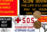 Road Signs #3 - Vietnam War - 1/35 Scale - Duplicata Productions