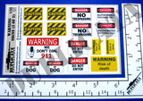Warning Signs - 1/35 Scale (2 Sheets) - Duplicata Productions